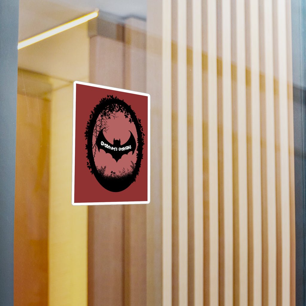 Bat Logo Vinyl Decal | Creature's Creations Alt Sticker