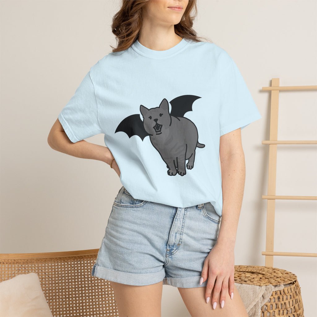 Bat Cat Unisex Tee | Gothic Alt Creature Graphic Tee