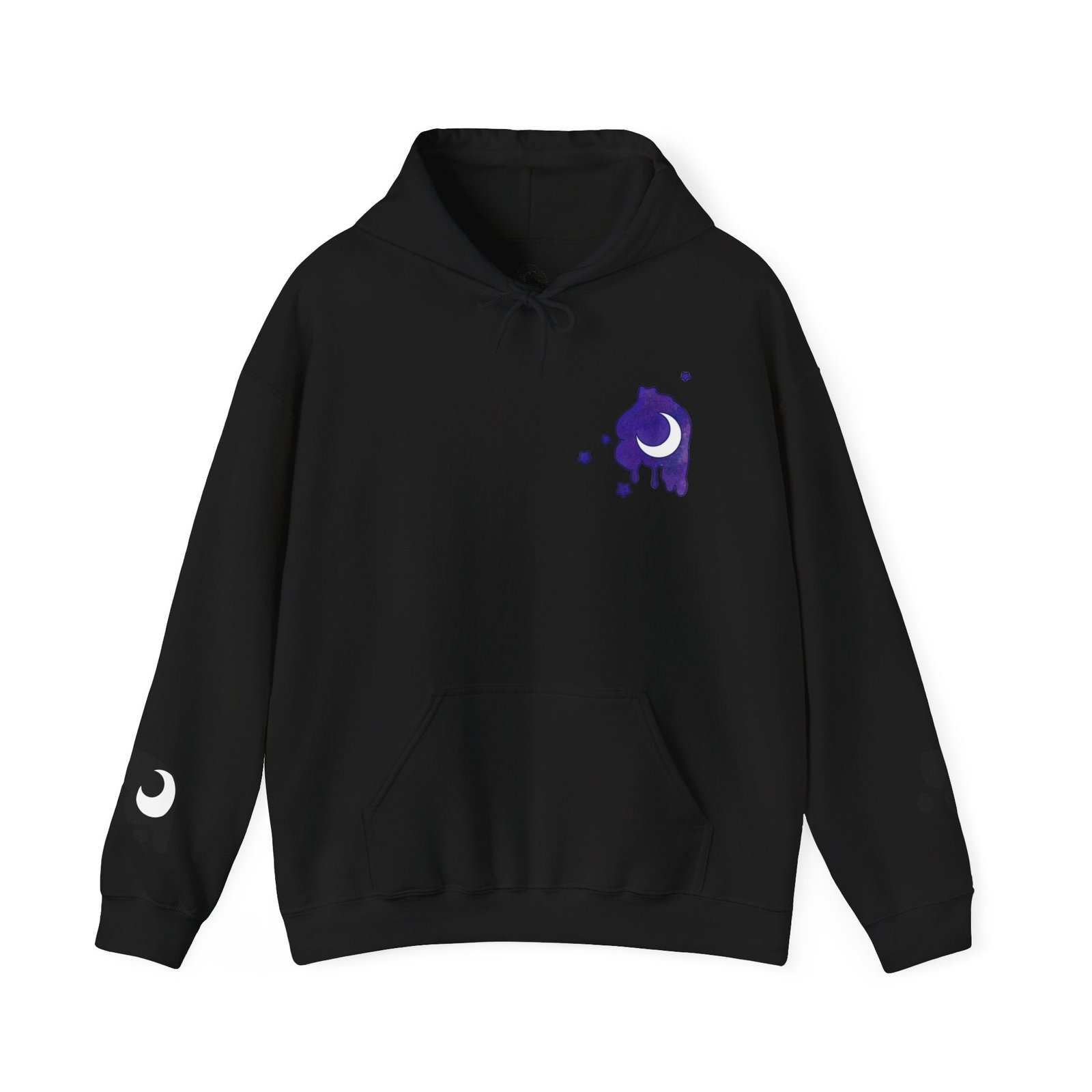 Lunar Alicorn Hoodie | Moody Moon Wings Alt Aesthetic Graphic Sweatshirt