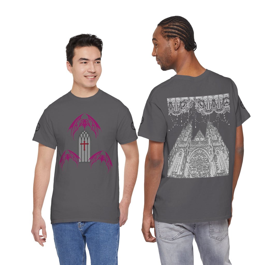 Cathedral Bat Unisex Tee | Gothic Alt Creature Graphic Tee