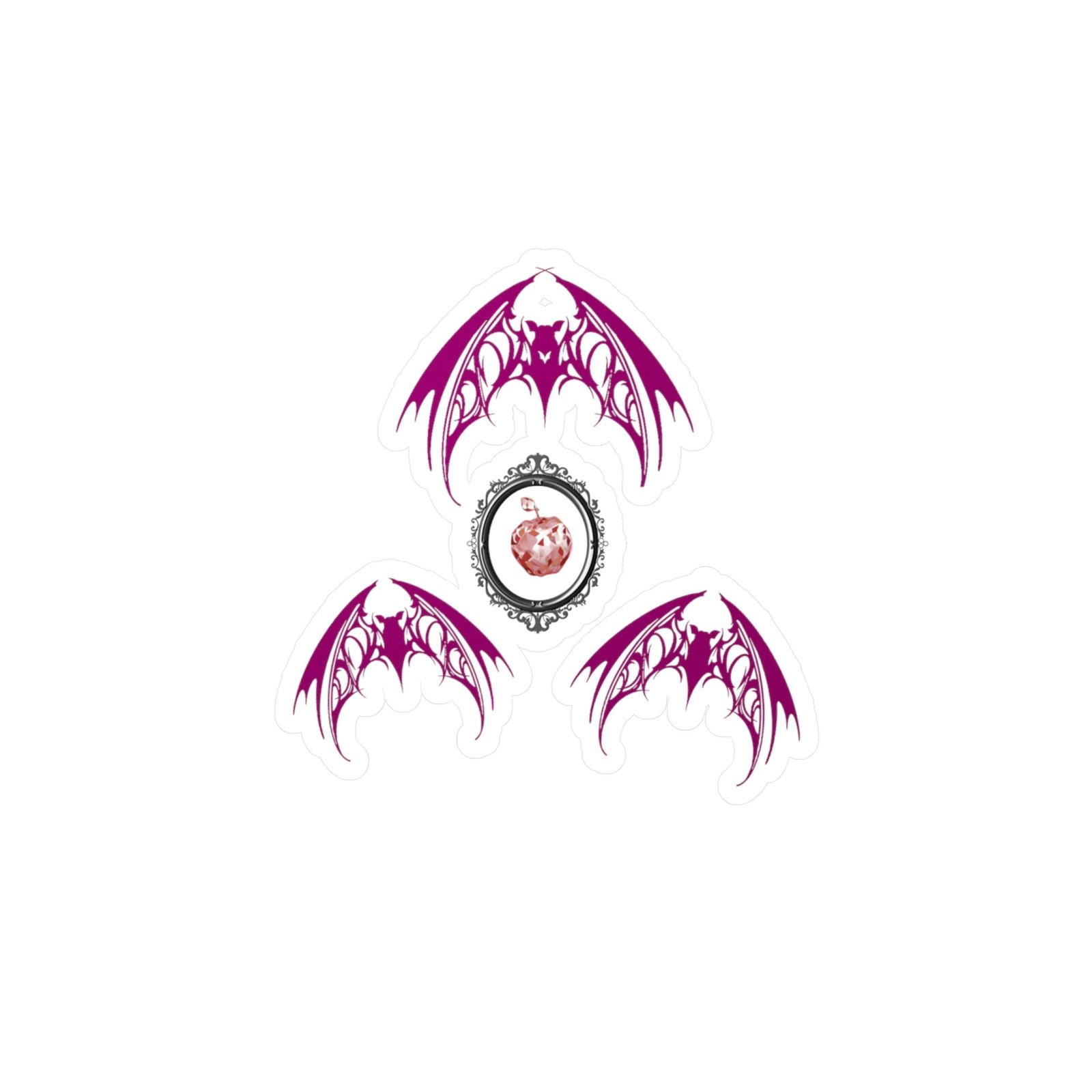 Fruit Bat Vinyl Decal Light Pink | Alt Creature Sticker