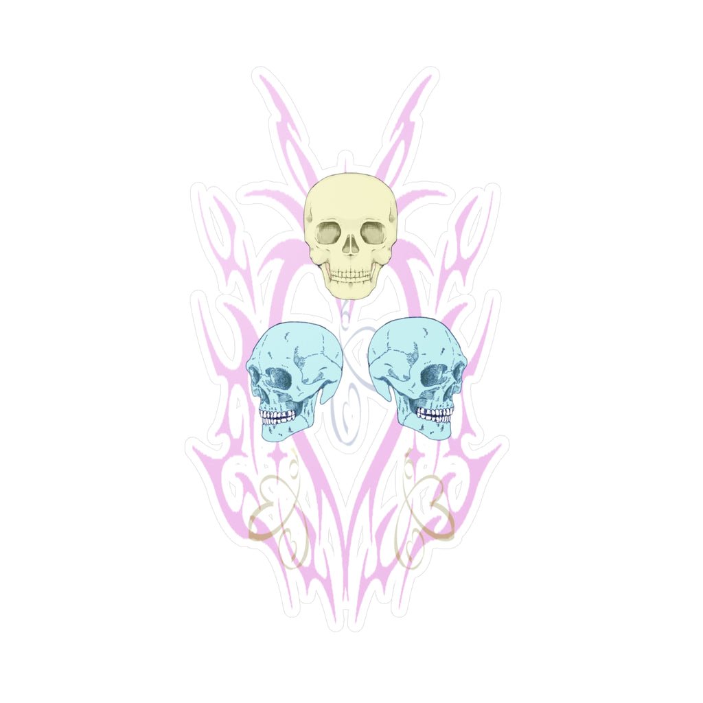 Skull Balloons Vinyl Decal | Punk Emo Alt Sticker