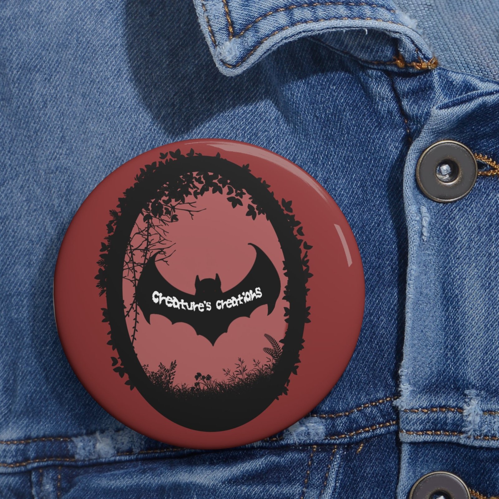 Creature's Creation logo pin
