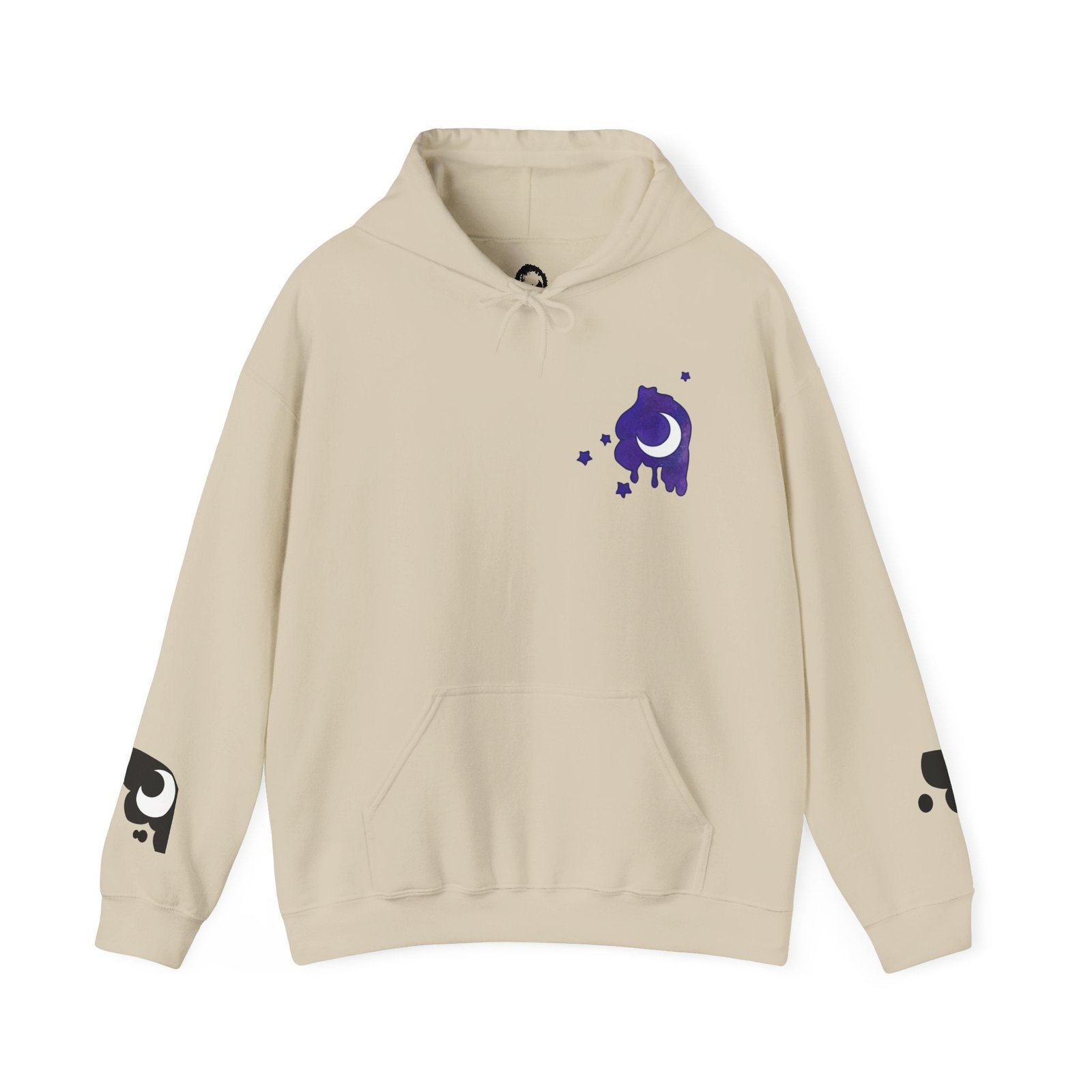 Lunar Alicorn Hoodie | Moody Moon Wings Alt Aesthetic Graphic Sweatshirt