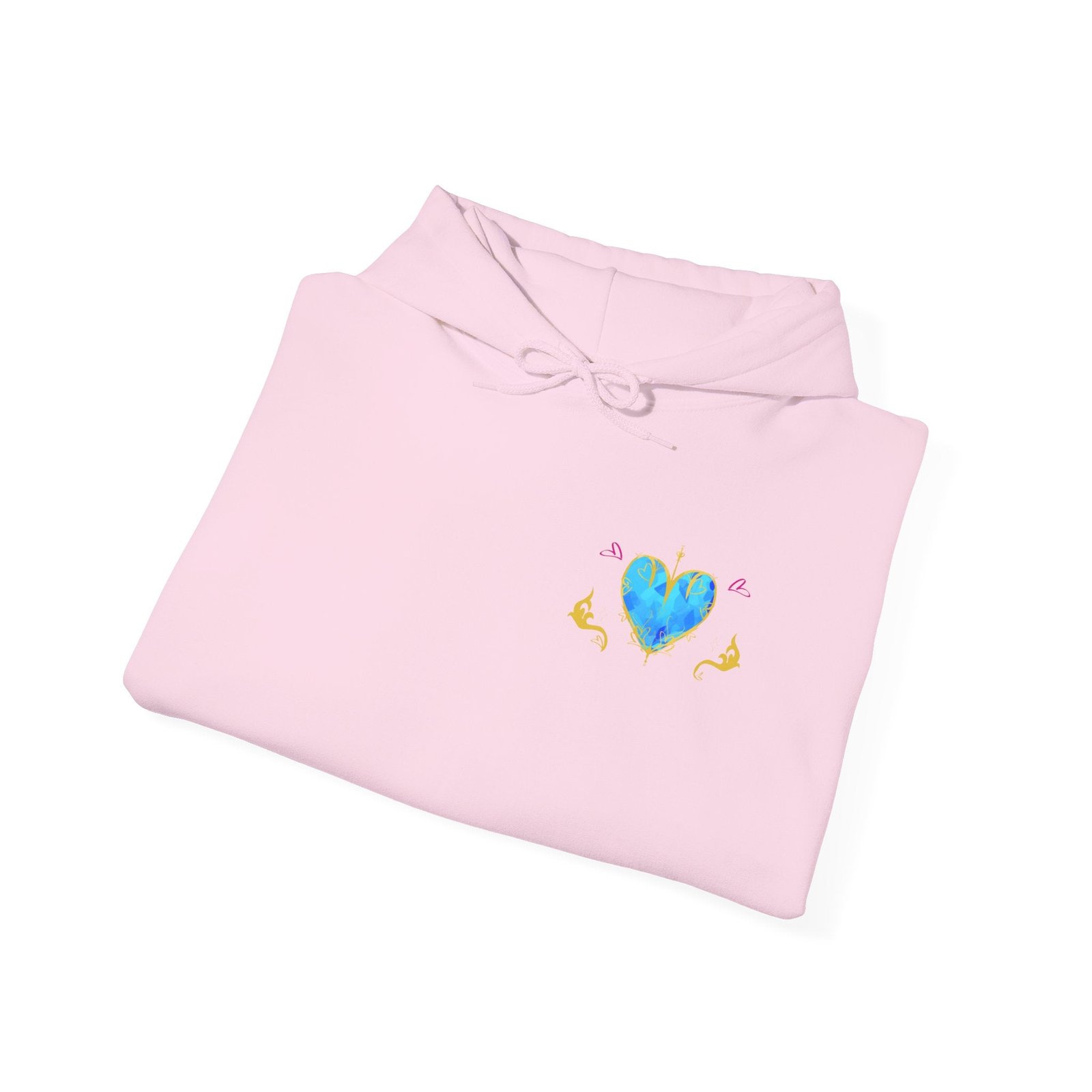 Crystal Heart Alicorn Hoodie | Alt Mythical Creature Graphic Sweatshirt Love