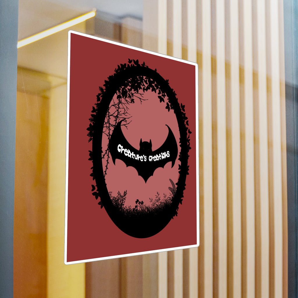 Bat Logo Vinyl Decal | Creature's Creations Alt Sticker