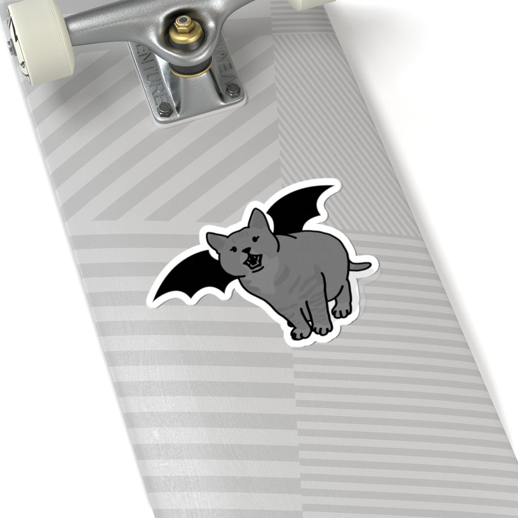 Bat Cat Vinyl Decal | Goth Alt Creature Sticker