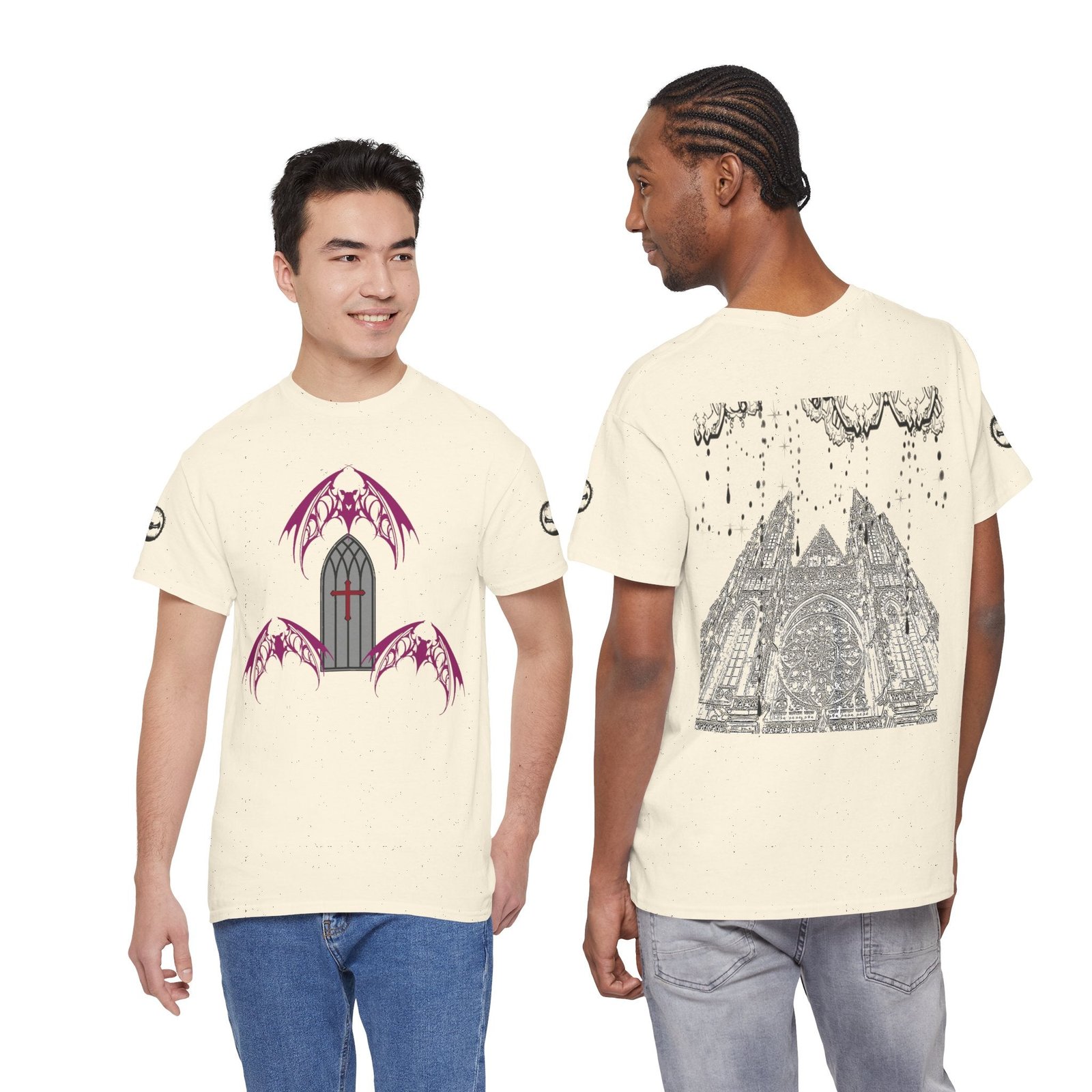 Cathedral Bat Unisex Tee | Gothic Alt Creature Graphic Tee