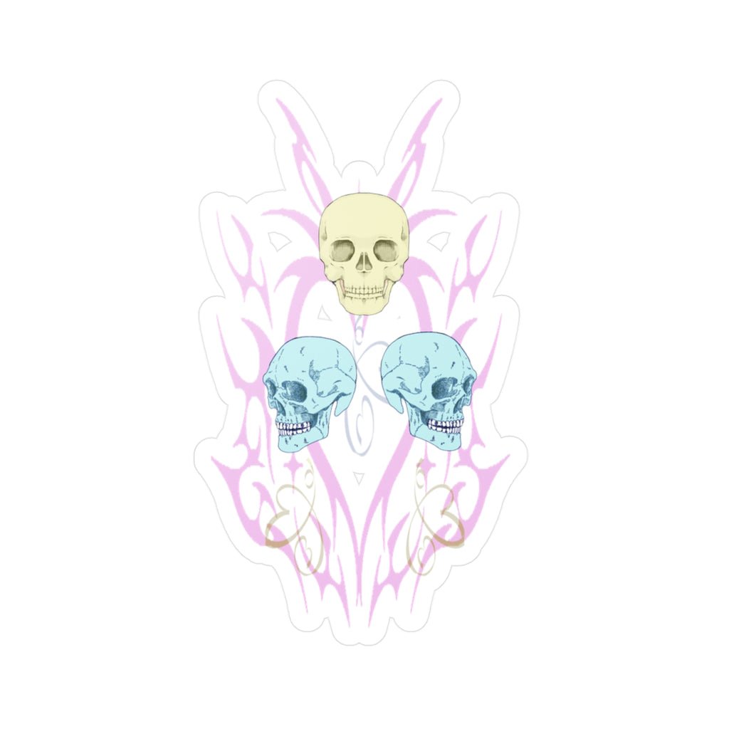 Skull Balloons Vinyl Decal | Punk Emo Alt Sticker