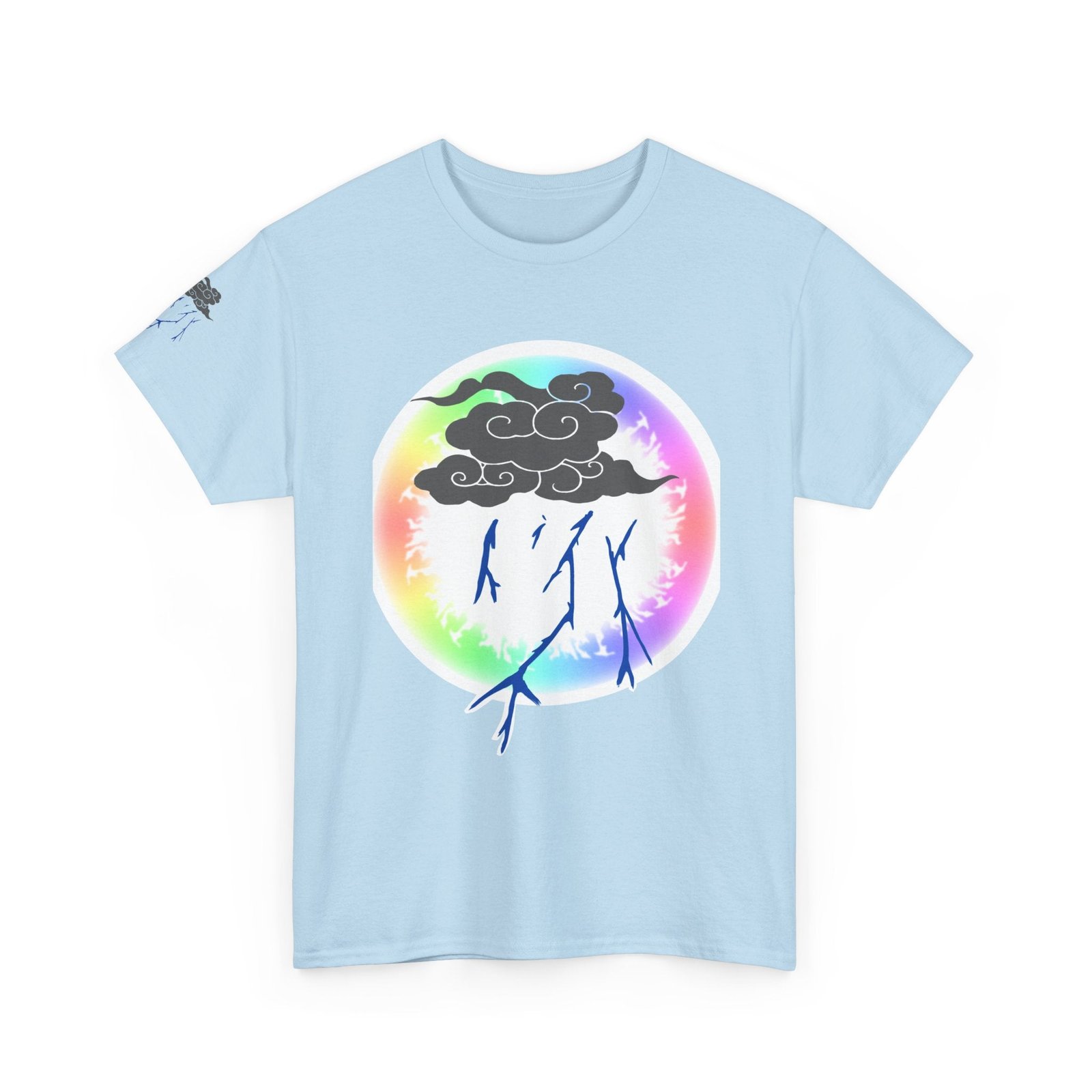 Rainboom Storm Cloud Unisex Tee | Alt Gothic Creature Graphic Tee
